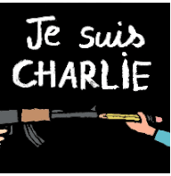Dessin en hommage à Charlie Hebdo © Jean_Jullien
