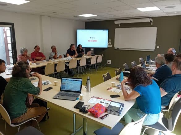 Photo : Formation pour le réseau SCALA