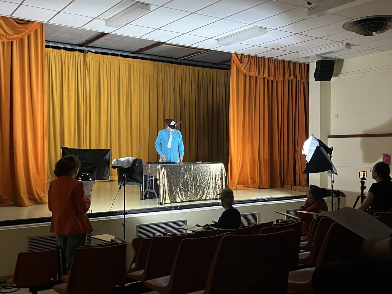 Photo prise lors du tournage